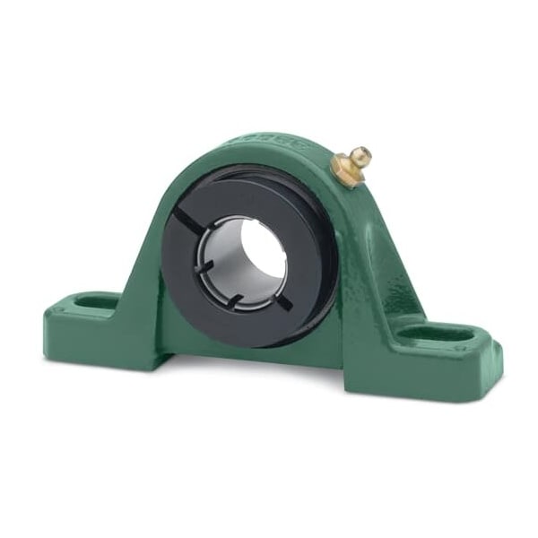 P2B-DLMAH-107, Two-Bolt Pillow Block, Non-Expansion, Cast Iron, 1.4375" Bore Dia.